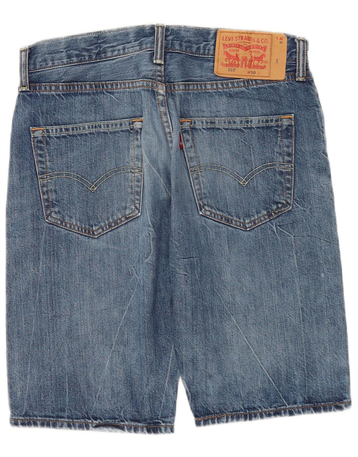 Levi's Herren 501 Denim Shorts W30 mittelblaue Baumwolle