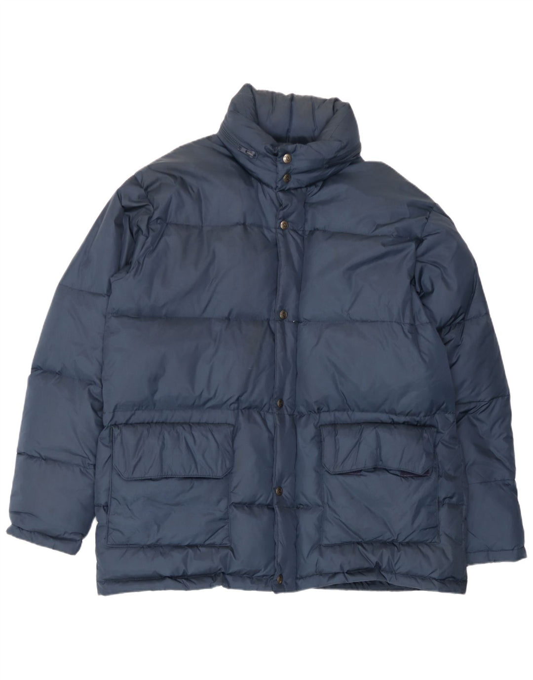 Invicta Herren-Jacke mit Kapuze, lockere Passform, gepolstert, UK 38, mittelmarineblau