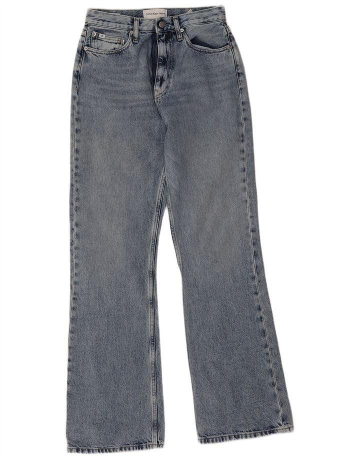Calvin Klein Herren Bootcut Jeans W30 L33 Blaue Baumwolle