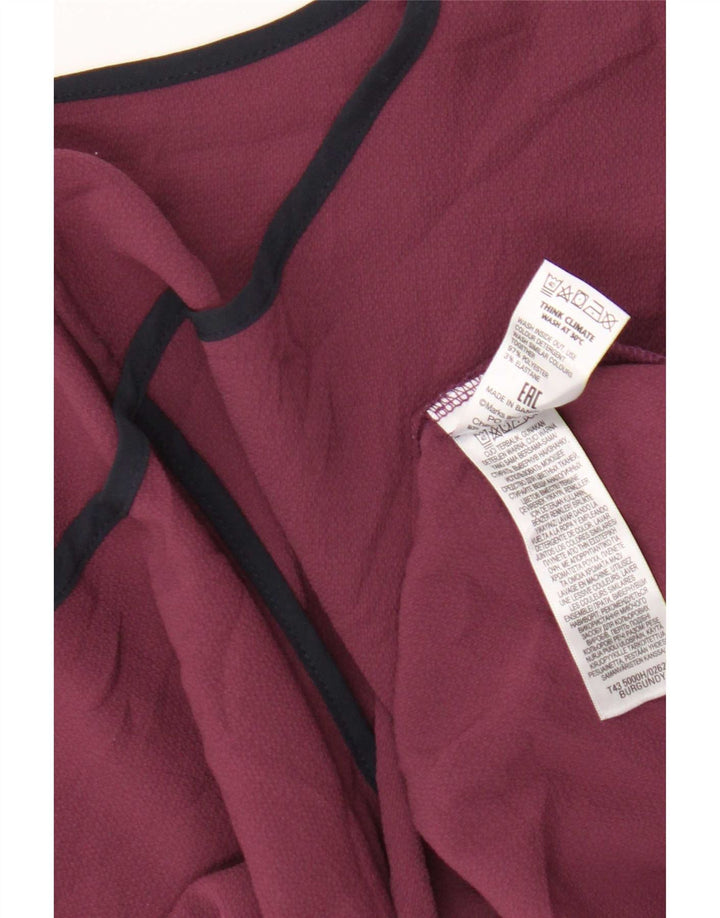 Marks & Spencer Damen-Blusenoberteil, normal, UK 20 2XL, Burgunderrot, Polyester