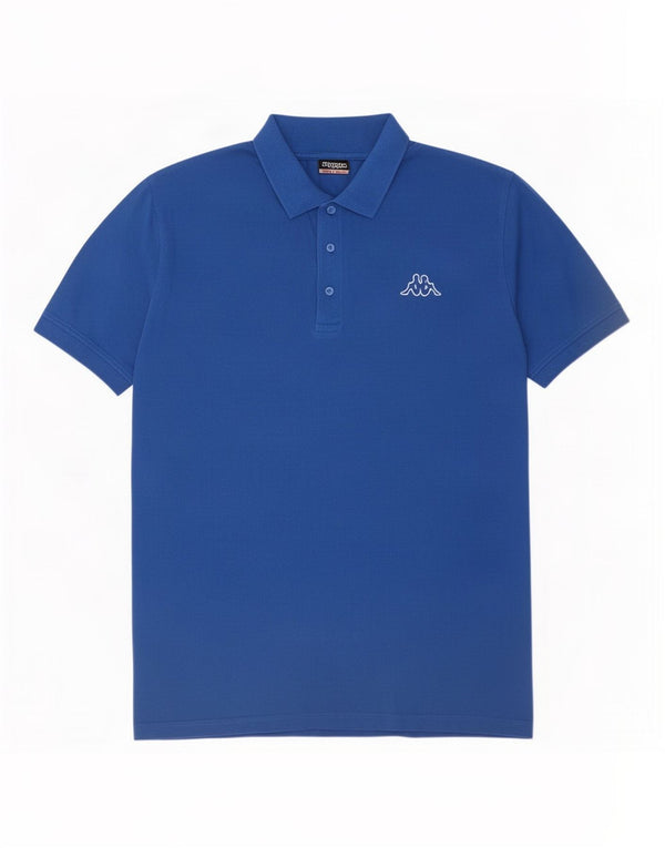 Kappa Herren Poloshirt 3XL Blau Baumwolle