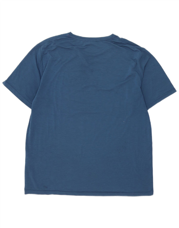Rohan Herren T-Shirt Top Large Marineblau Polyester
