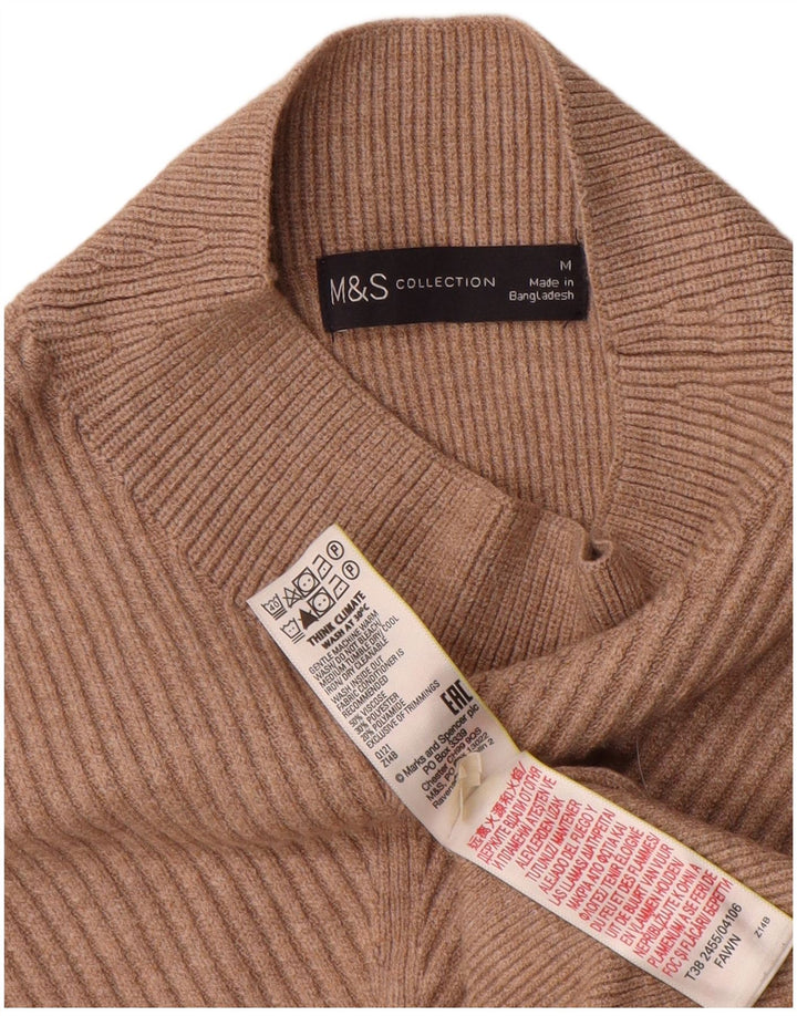 Marks & Spencer Rollkragenpullover für Damen, Gr. 14, Mittelbraun