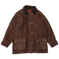 Olly & Co Damen Übergroße Lederjacke UK 12 Mittelbraun