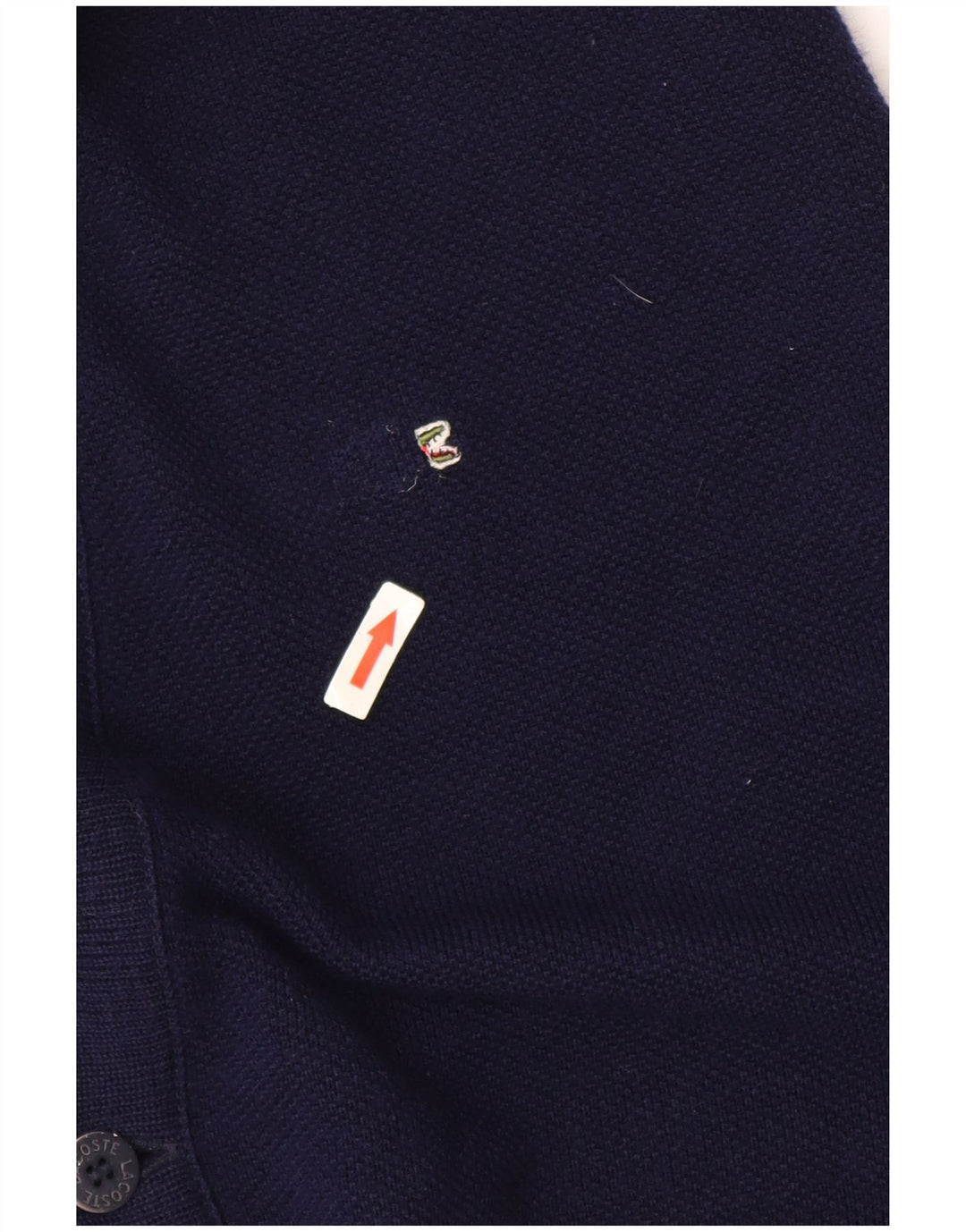 Lacoste Herren Strickjacke Größe 6 XL Marineblaue Wolle