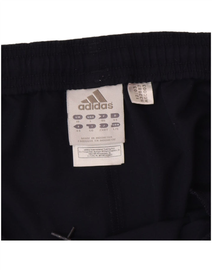 Adidas Damen Sportshorts UK 18 XL Marineblau Polyester
