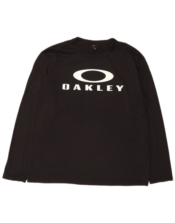 Oakley Herren Graphic Top Langarm 2XL Schwarz