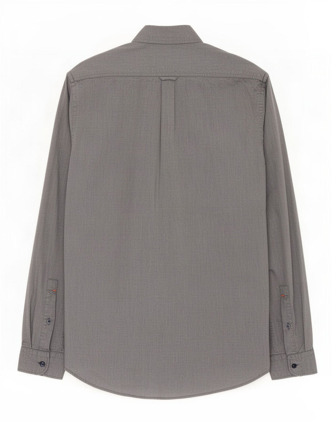 Hugo Boss Herren-Hemd mit normaler Passform, mittelblaue Baumwolle