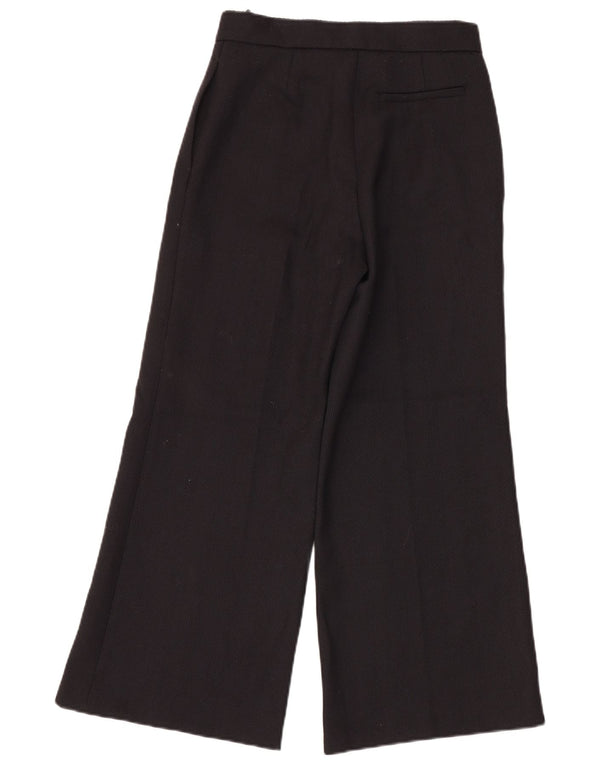 Cos Damen-Freizeithose mit hoher Taille und weitem Bein, W28, L28, Marineblau, Chevron