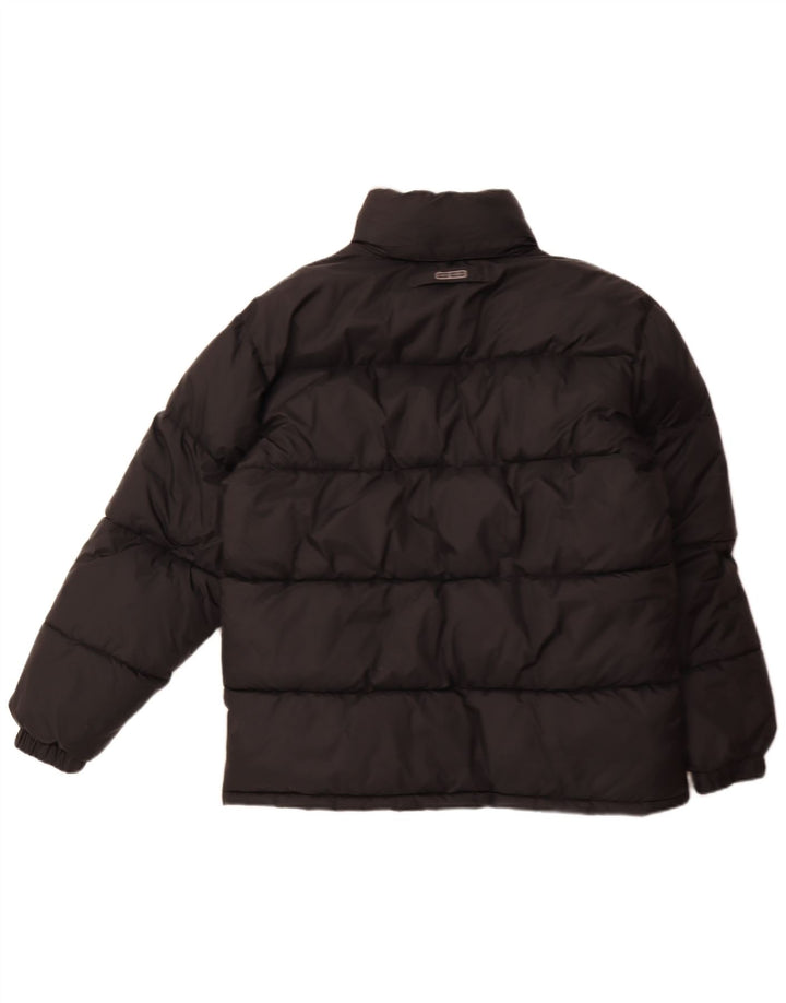 Umbro gepolsterte Herrenjacke UK 38 Mittelschwarzes Nylon