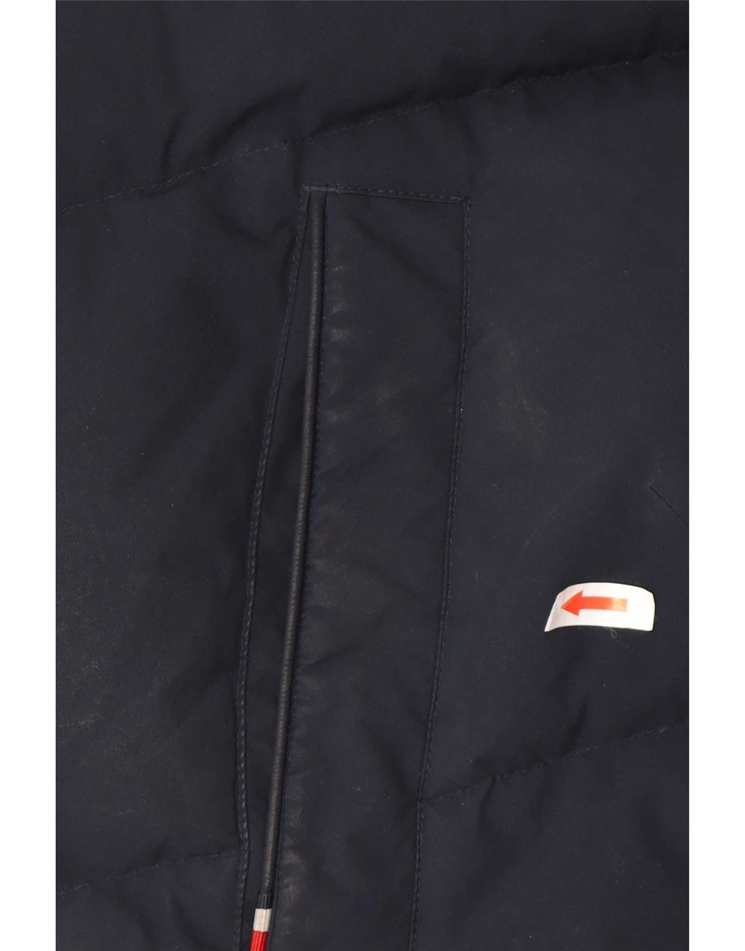 Tommy Hilfiger Herren-Jacke mit Kapuze, gepolstert, UK 38, mittelmarineblau, Polyester