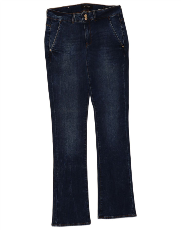 Guess Damen Jade Bootcut Jeans W26 L31 Blau