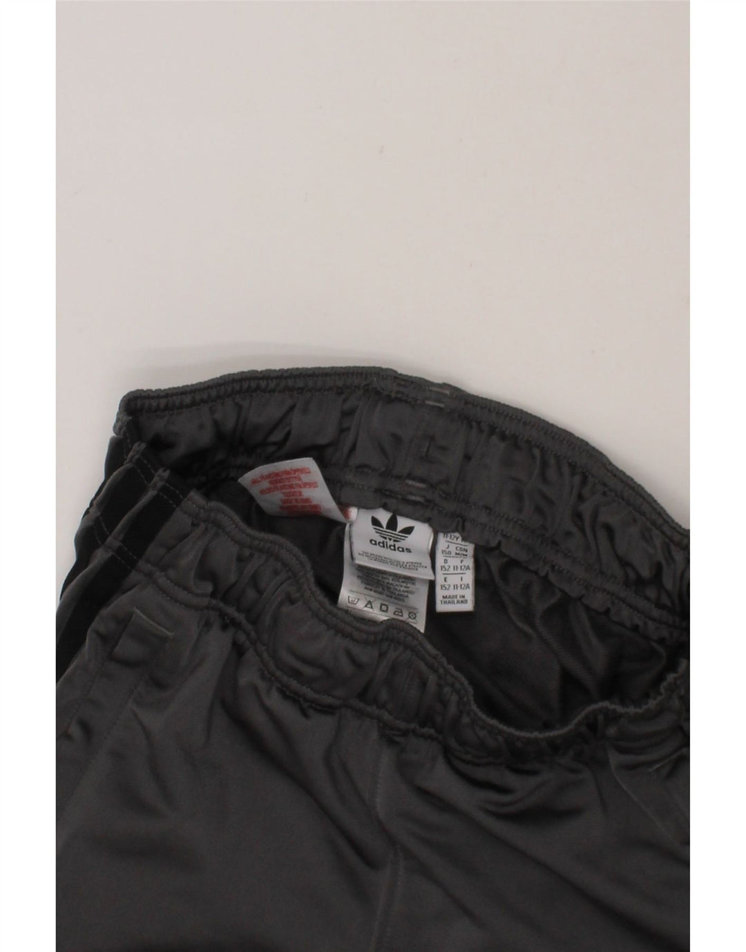 ADIDAS Boys Graphic Tracksuit Trousers Joggers 11-12 Years  Grey Polyester Vintage Adidas and Second-Hand Adidas from Messina Hembry 