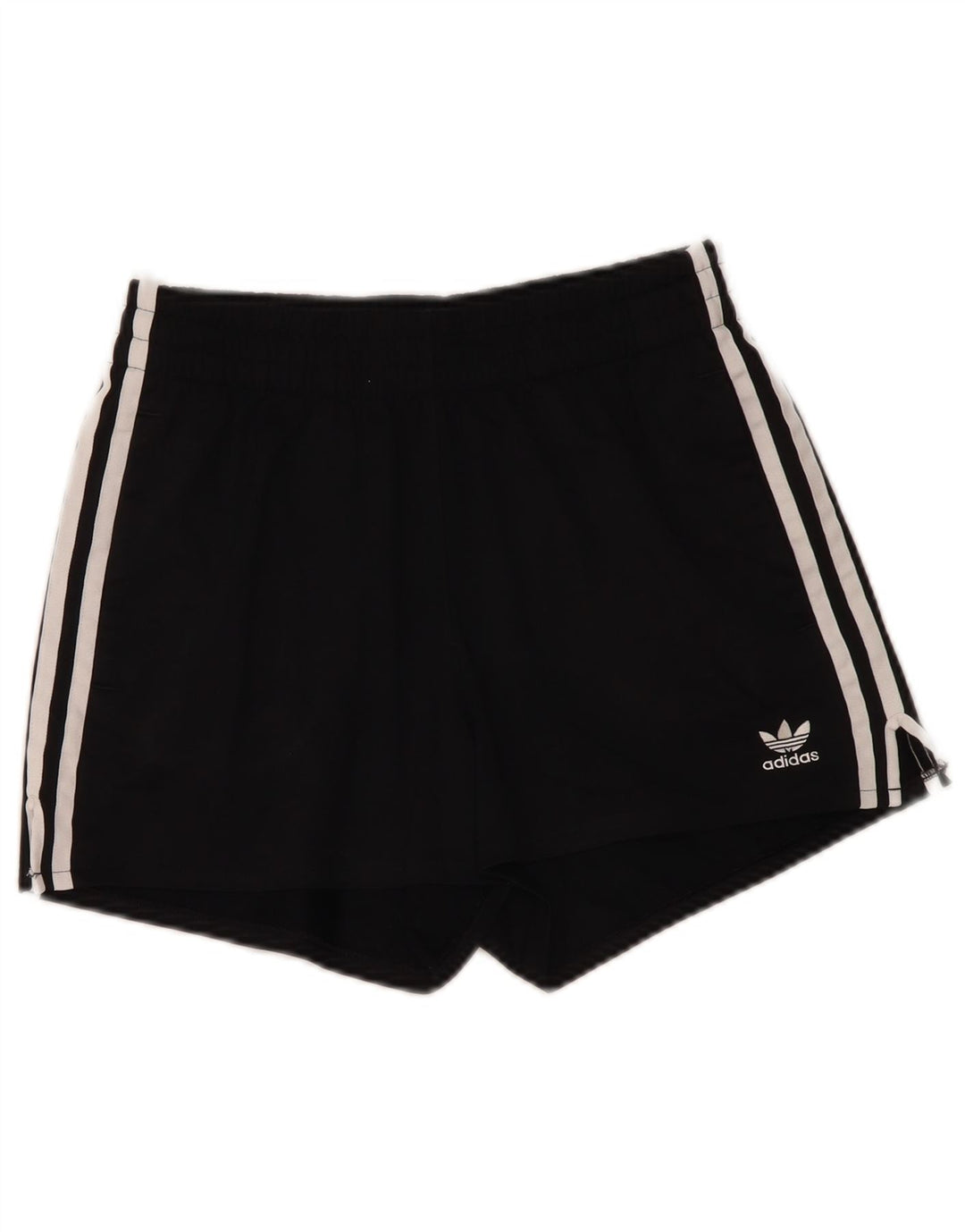 Adidas Damen Sport Shorts UK 10 Small Schwarz Polyester Sport