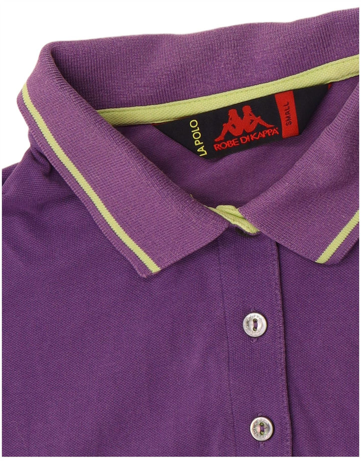 Kappa Damen Poloshirt UK 10 Small Lila