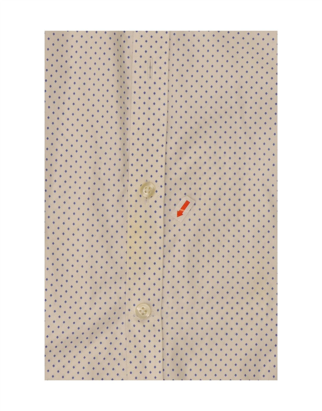 MICHAEL KORS Herrenhemd Mittelweiß gepunktet