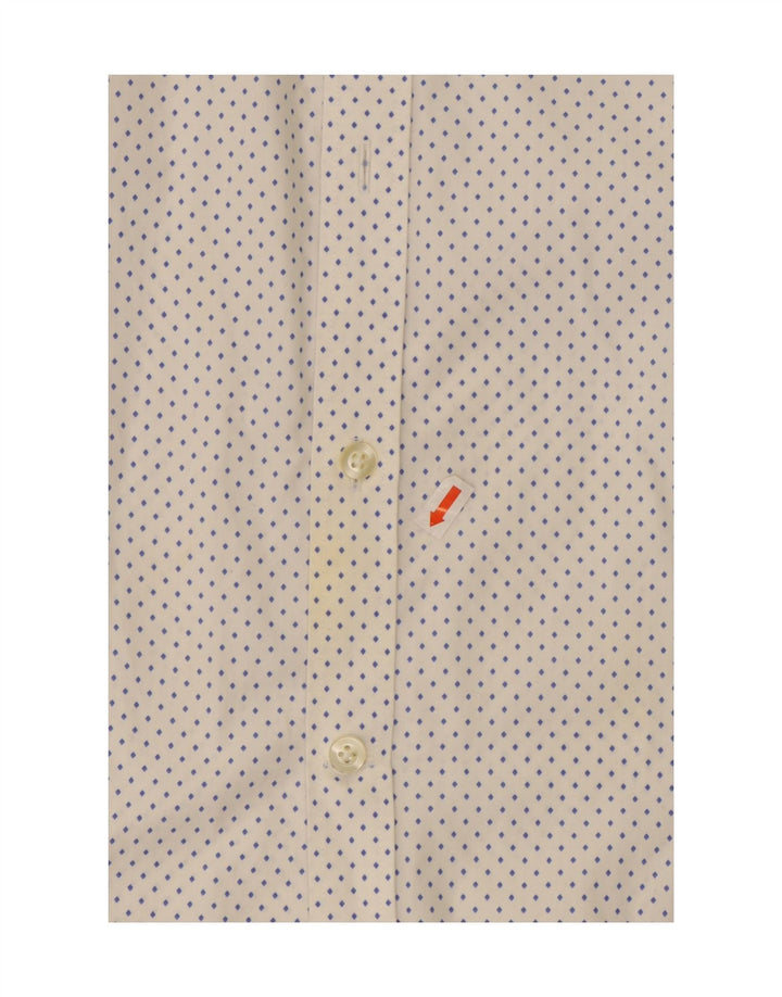 MICHAEL KORS Herrenhemd Mittelweiß gepunktet