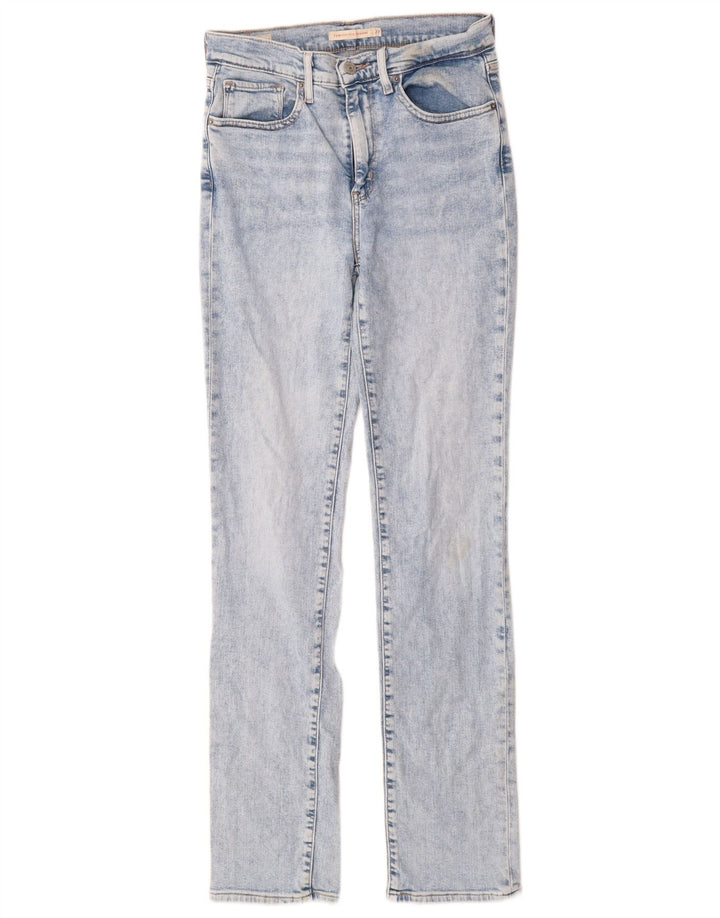 Levi's Damen 724 High Rise Straight Jeans W27 L32 Blaue Baumwolle