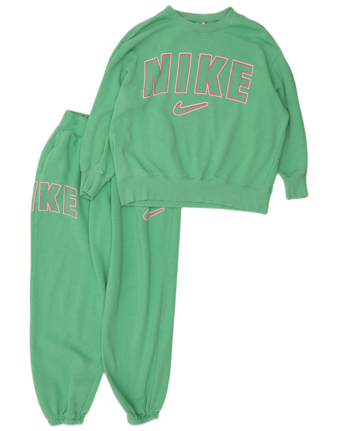 Nike Womens Graphic Maxi-Trainingsanzug, UK 14, mittelgrüne Baumwolle