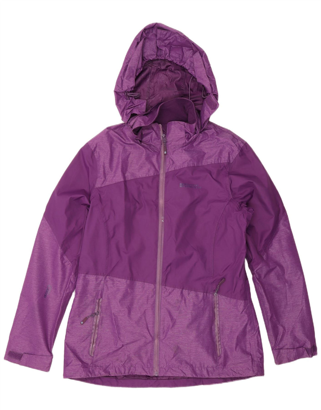 MOUNTAIN WAREHOUSE Damen Regenjacke UK 14 Mittellila Farbblock