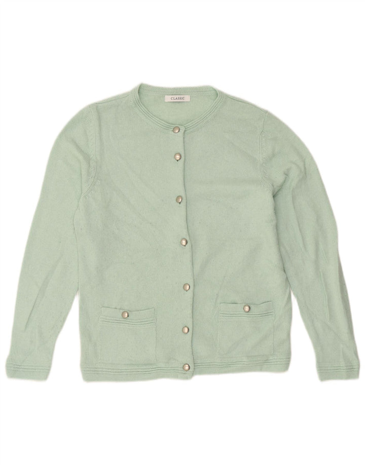 Marks & Spencer Damen-Cardigan-Pullover UK 12 Mittelgrünes Acryl