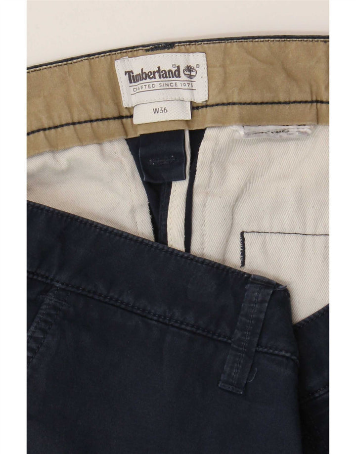 Timberland Herren Chinoshorts W36 Large Marineblau