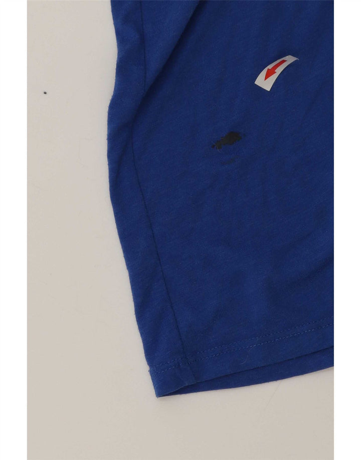 Nike Herren Athletic Cut Graphic T-Shirt Top XL Blau Polyester