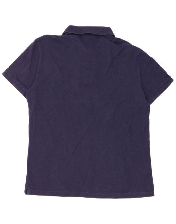 Lacoste Herren Slim Fit Poloshirt Größe 6 XL Marineblau Baumwolle