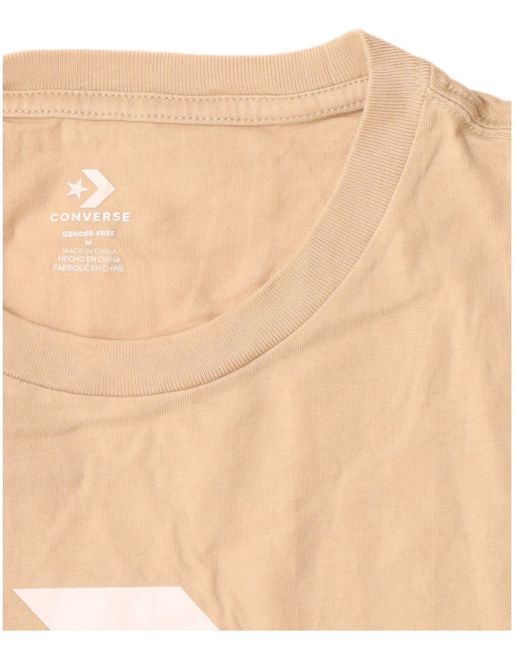 Converse Herren-T-Shirt mit Grafik, mittelbeige Baumwolle