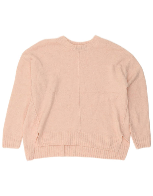 Marks & Spencer Damen-Pullover mit Rundhalsausschnitt, Gr. 14, Rosa
