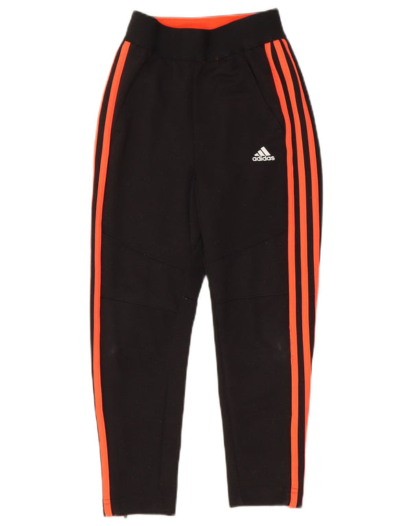 Adidas Jungen Climalite Trainingshose 7–8 Jahre, schwarzes Polyester