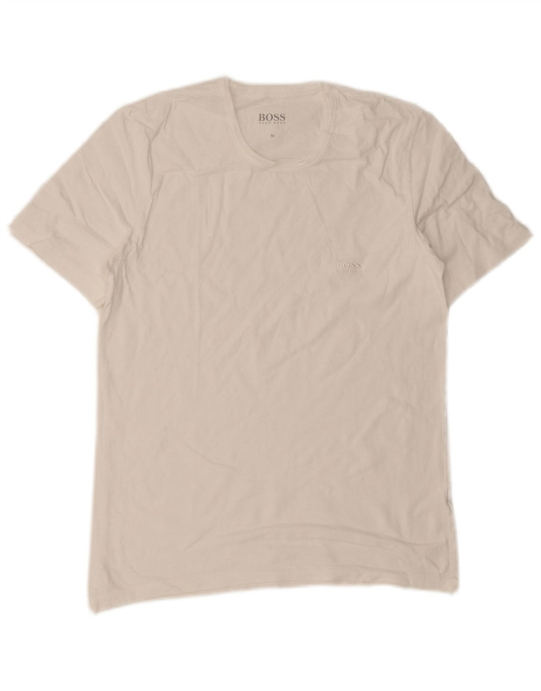 Hugo Boss Herren T-Shirt Top Mittelweiß