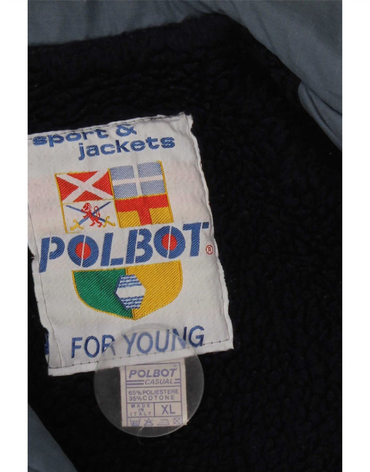 Polbot Herren Bomberjacke UK 42 XL Blau Polyester