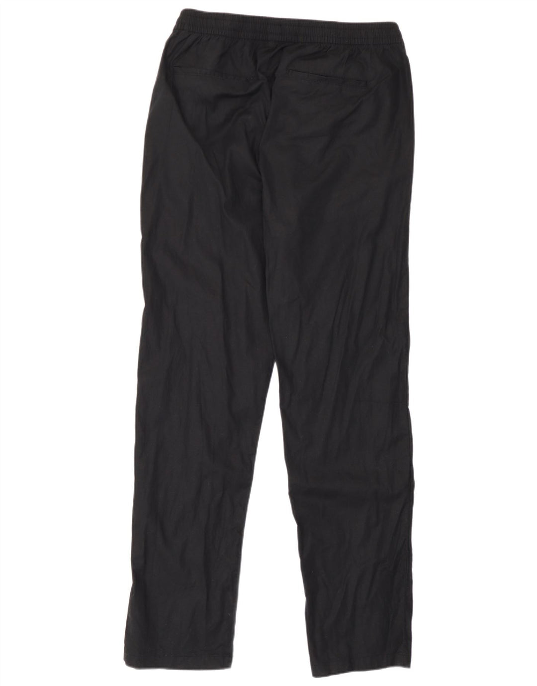 Marks & Spencer Herren-Chinohose, gerade, mittelgroß, W33 L31, schwarzes Leinen