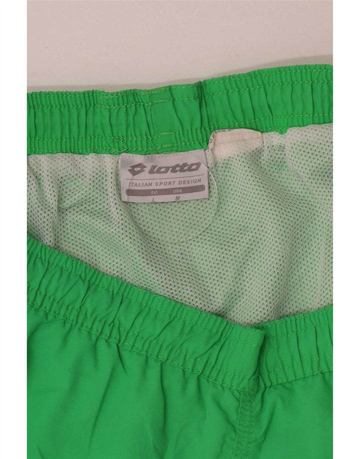 Lotto Herren-Badeshorts, groß, grün, Farbblock