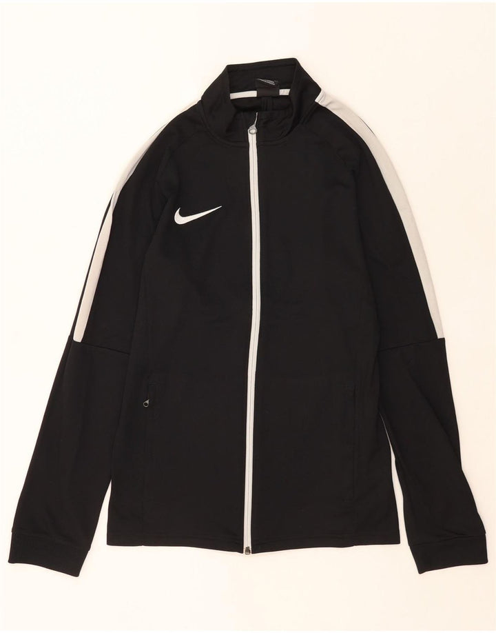 Nike Herren Dri Fit Trainingsanzug-Oberteil, Jacke, Größe S, Schwarz, Farbblock-Polyester
