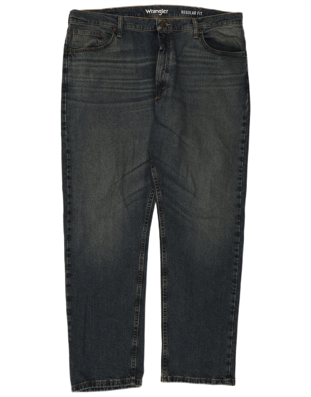 Wrangler Herren-Jeans mit normaler Passform, gerade Passform, Breite 40, Länge 30, Blau, Baumwolle