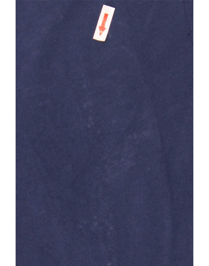 Sergio Tacchini Herren-Trainingsanzug mit grafischem Oberteil, große marineblaue Baumwolle