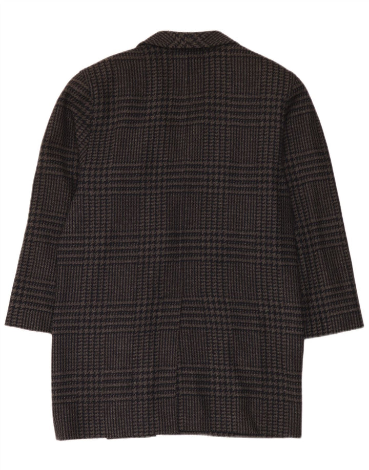 Escada Womens by Margaretha Ley Zweireihiger Mantel EU 40 Mittelgrau