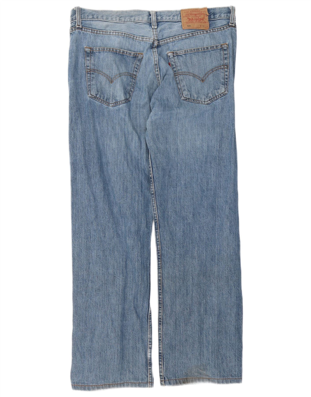 Levi's Herren 501 Straight Jeans W38 L30 Blaue Baumwolle