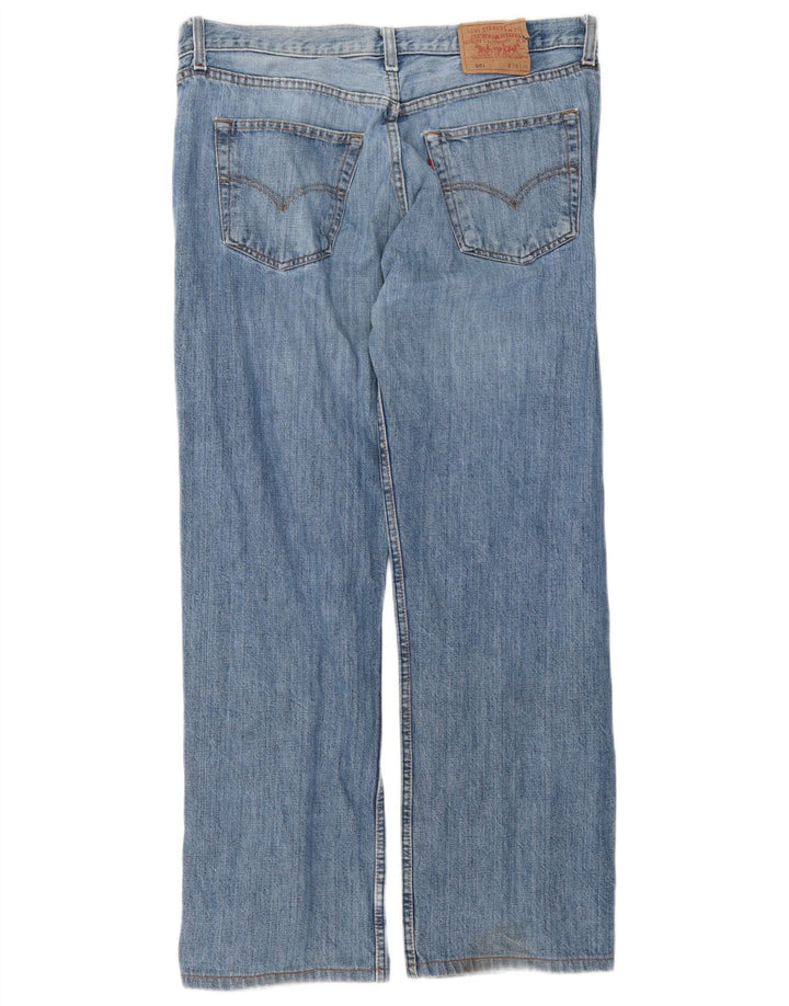 Levi's Herren 501 Straight Jeans W38 L30 Blaue Baumwolle
