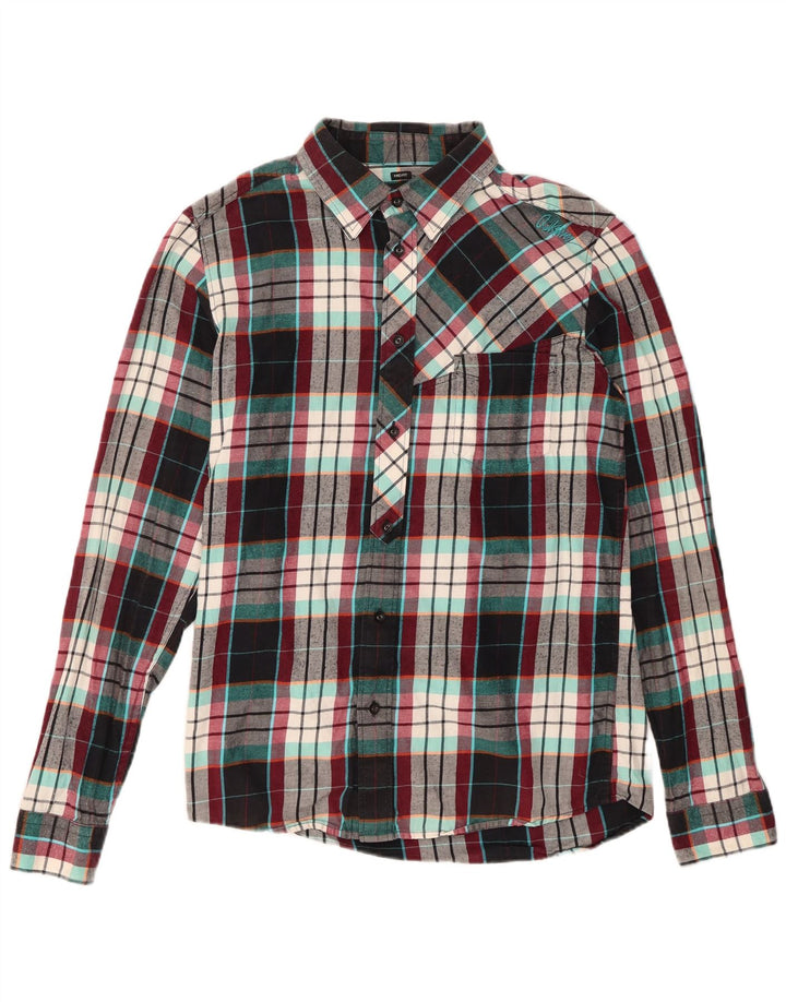 Quiksilver Herren-Flanellhemd mit mittlerer Passform, mittelgroß, mehrfarbig kariert