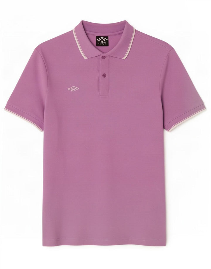 Umbro Herren-Poloshirt, groß, lila, Baumwolle