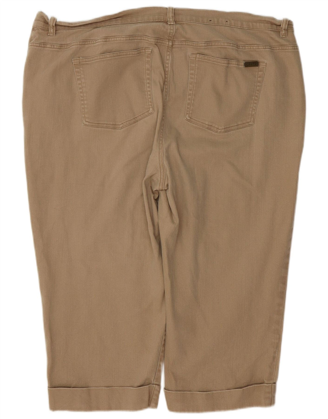 Chaps Damen Bermudashorts US 20 3XL W40 Beige Baumwolle