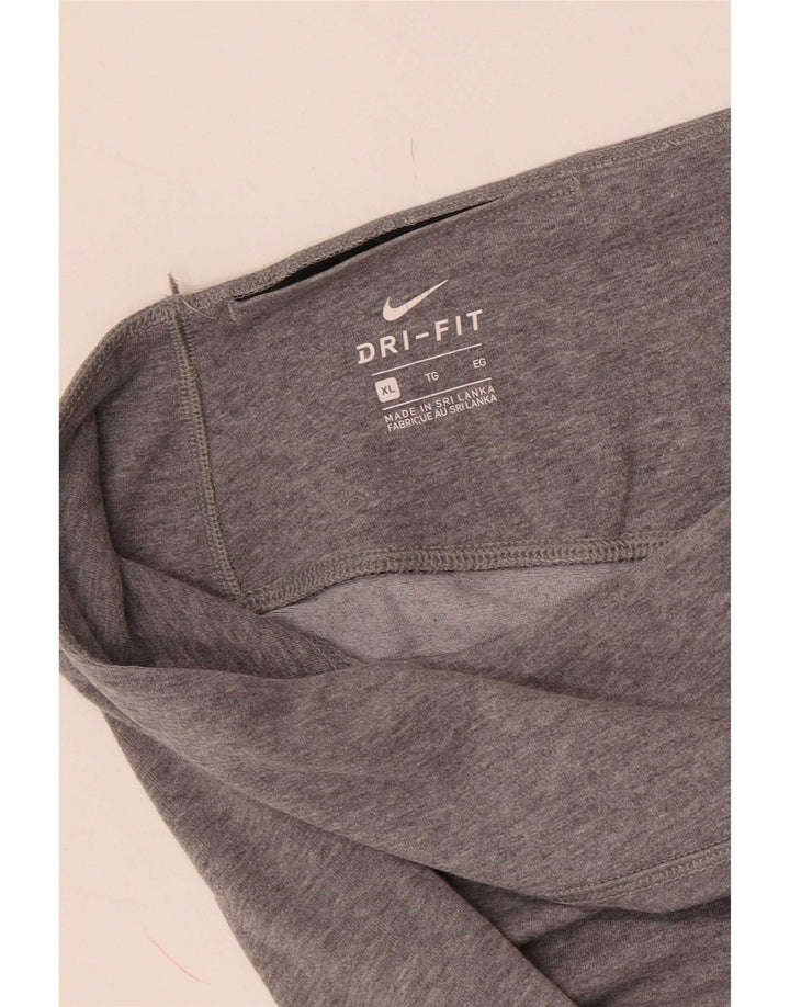Nike Damen Dri Fit Graphic Leggings UK 18 XL Grau