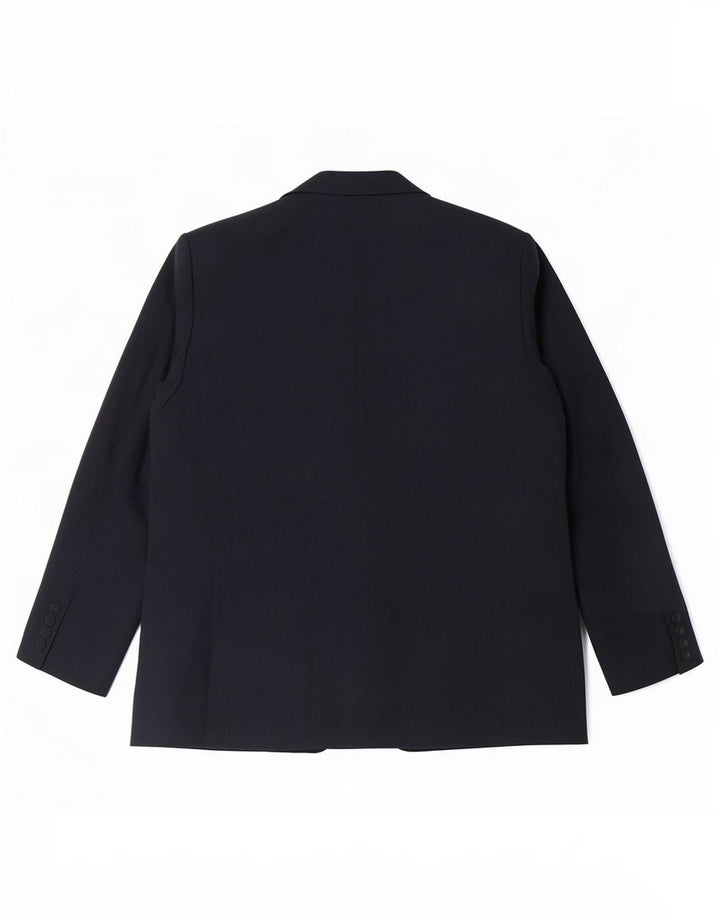 Marks & Spencer Damen Blazer Jacke UK 14 Large Marineblau Polyester
