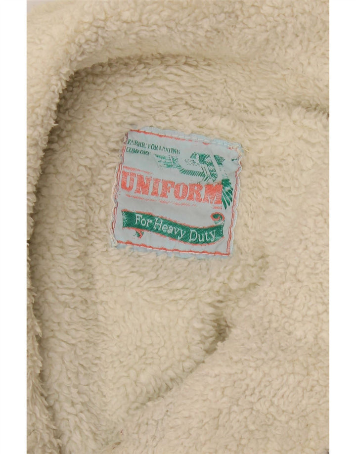 UNIFORM Herren Denim Sherpa Jacke UK 42 XL Blau