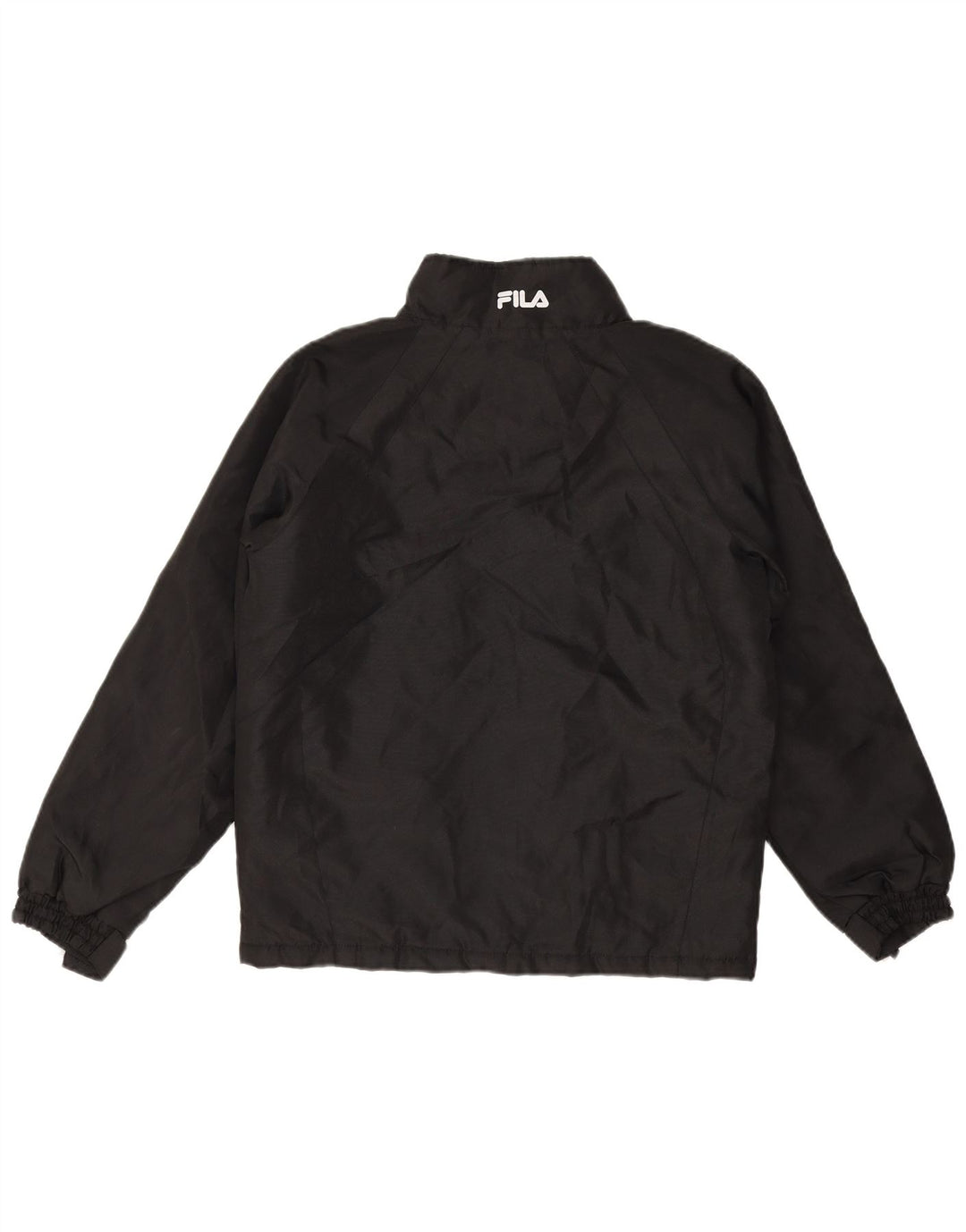 Fila Windjacke für Jungen, 13–14 Jahre, groß, schwarzes Polyester