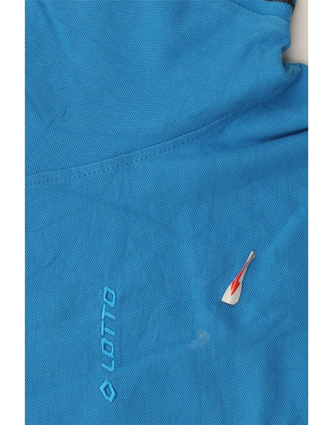 Lotto Herren-Poloshirt aus mittelblauer Baumwolle