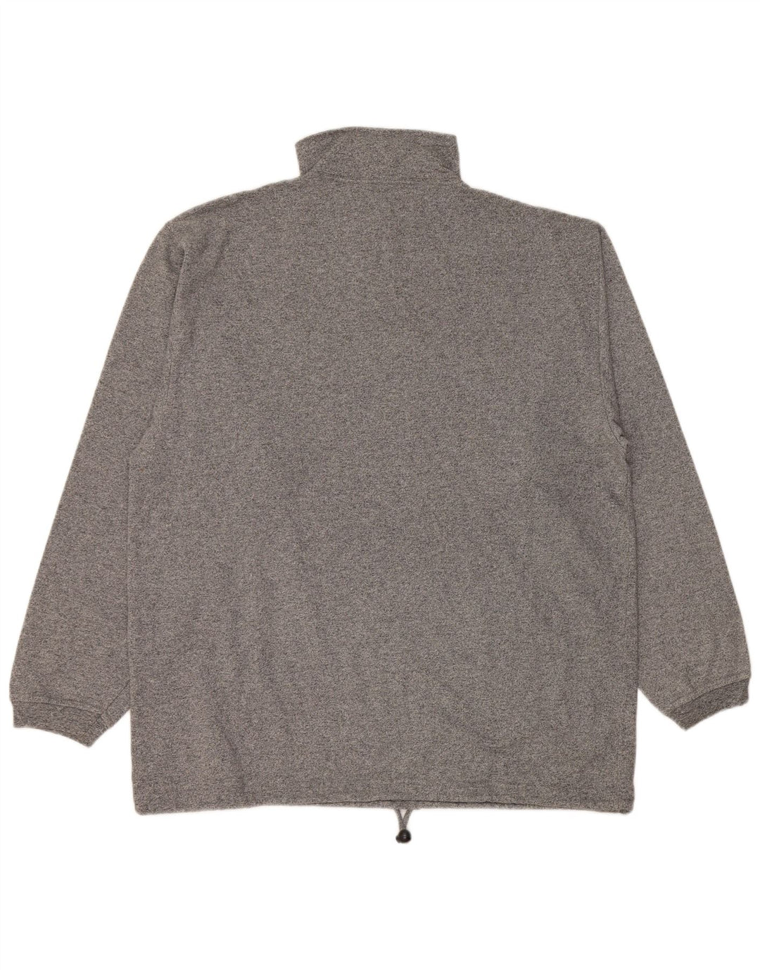 CHAMPION Herren-Sweatshirt mit Reißverschluss am Hals, 2XL, grau meliert, Baumwolle